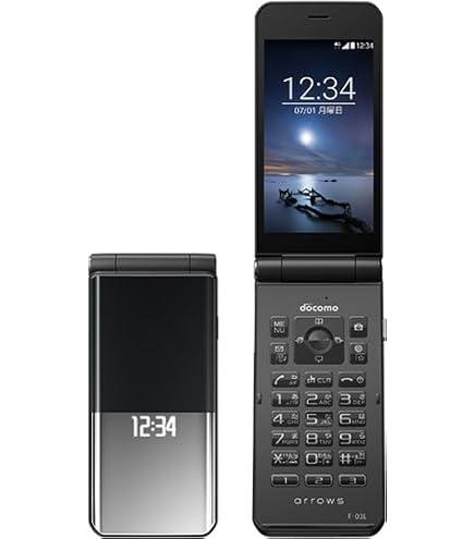 Amazon | 富士通 docomo arrows ケータイ F-03L ブラック 白ロム 本体